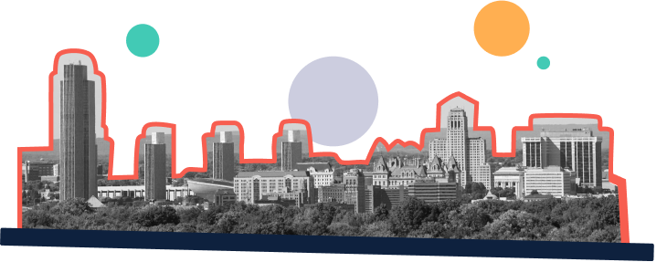 Skyline of Albany, NY